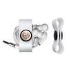 GRAPHICS & MORE Flower Heart Love Valentines Day Headphone Earbud Cord Wrap - Charging Cable Manager - Wire Organizer Set of 2 - Black view 2