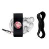 GRAPHICS & MORE Happy Mother's Day Mom with Flowers Headphone Earbud Cord Wrap - Charging Cable Manager - Wire Organizer Set of 2 - Black view 2
