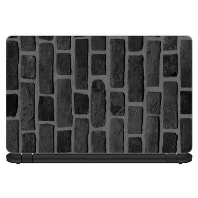 Custom Fit Made to Order Laptop Notebook Skin Vinyl Sticker Cover Decal Fits 13.3" 14" 15.6" 16" HP Lenovo Apple Mac Dell Compaq, Fits Most Models| Grey Stone Brick Wall Bricks Blocks