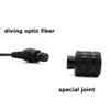 DIVTEK Diving Fiber Connector Scuba Dive Waterproof Case Flash Fiber Optic Adapter INON Strobe Fiber Optic Cable Converter view 4