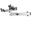 Continews Horizontal 2 Monitor Slideable Wall Mount with Swivel Arm view 2
