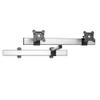Continews Horizontal 2 Monitor Slideable Wall Mount with Swivel Arm view 4