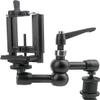 Kupo Camera Mountable Universal Smartphone Holder with 5" Articulating Arm for Video Recording, Monitoring, and Content Creation (KG101511) view 1
