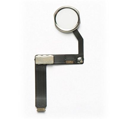 Best Shopper - Replacement Home Button with Fingerprint Scanner Flex Cable - Silver Compatible with iPad Pro 9.7"
