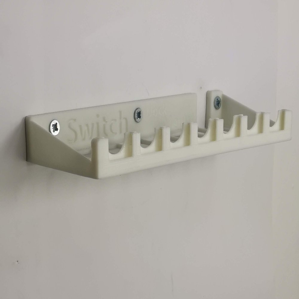 3D Cabin Switch Dock & Game Card Wall Bracket (Fits Nintendo Switch) White