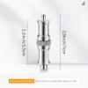 3 Pieces Standard 1/4 to 3/8 inch Metal Male Convertor Threaded Screw Adapter Spigot Stud for Studio Light Stand, Hotshoe/Coldshoe Adapter, Ball Head, Wireless Flash Receiver, Trigger view 3