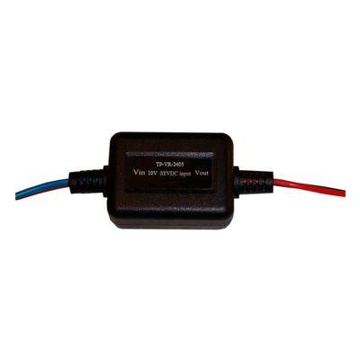 10-32VDC Input, 5VDC 3A Regulated Output Voltage, Industrial Strength Voltage Regulator, Wide Operating Temperature Range -40 to +65C, Compact Sealed Design, 12" 18AWG Cables
