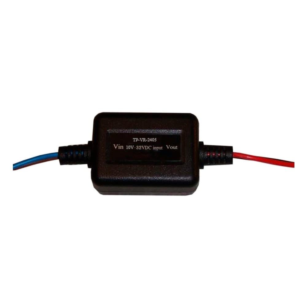 10-32VDC Input, 5VDC 3A Regulated Output Voltage, Industrial Strength Voltage Regulator, Wide Operating Temperature Range -40 to +65C, Compact Sealed Design, 12" 18AWG Cables