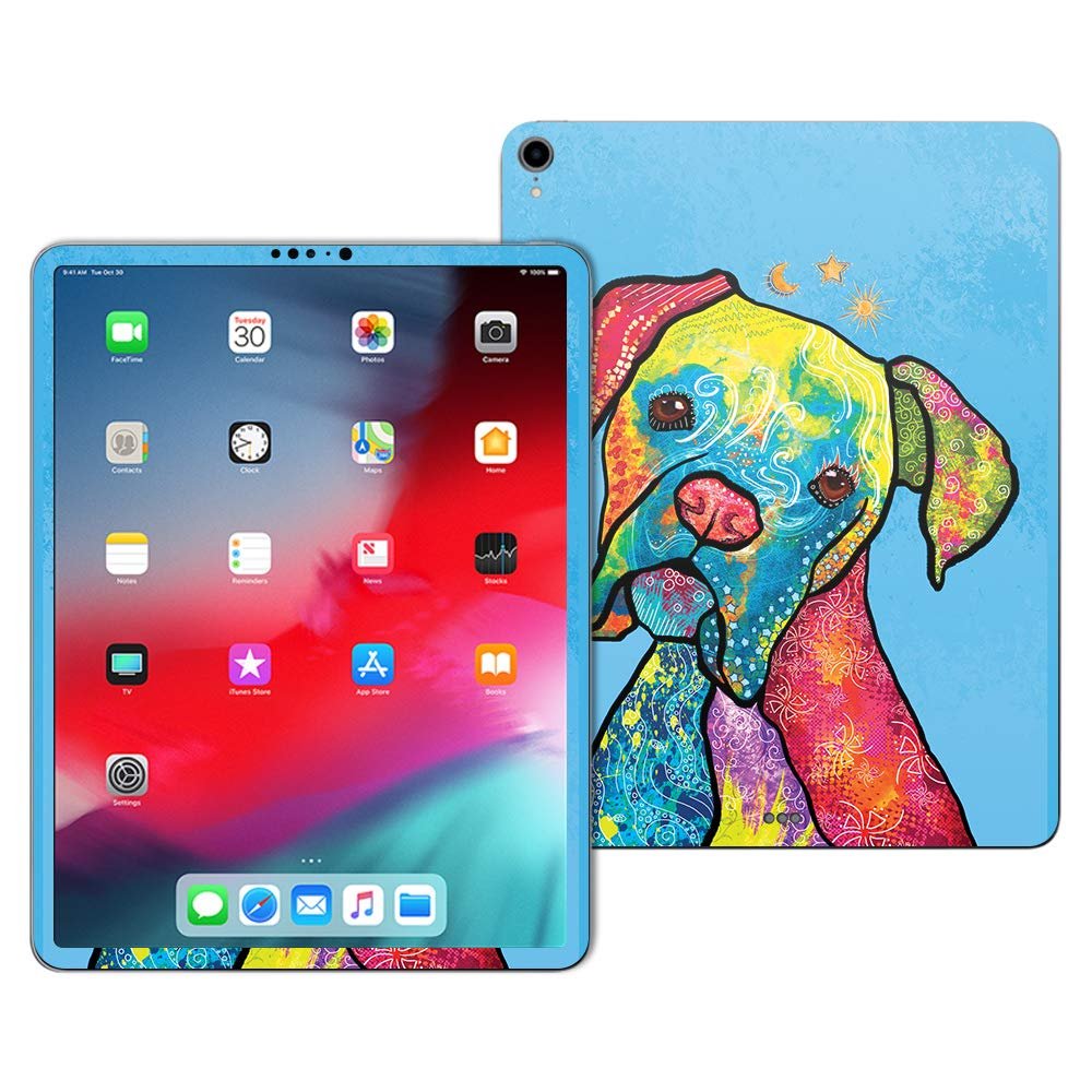 MightySkins Skin Compatible with Apple iPad Pro 11 (2018) - Boxer Rainbow | Protective, Durable, and Unique Vinyl Decal wrap Cover | Easy to Apply, Remove, and Change Styles | Made in The USA