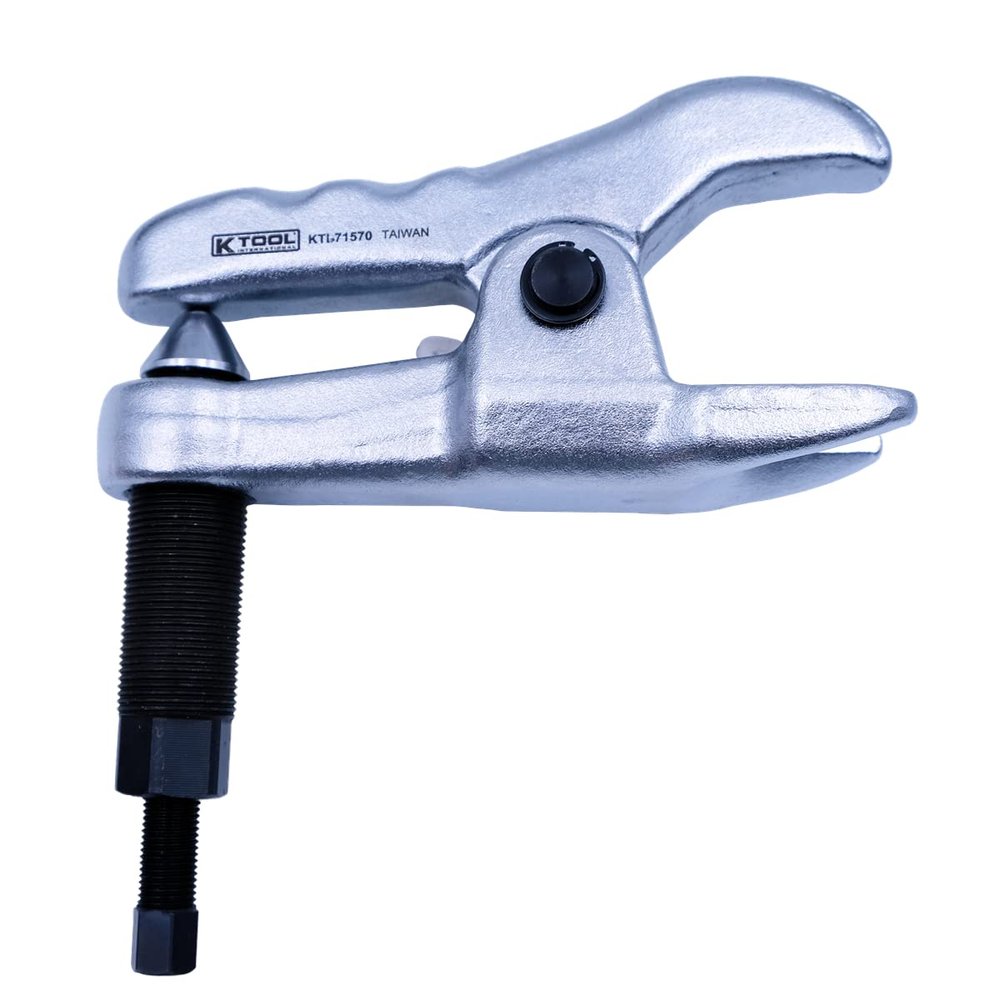 K Tool International 71570 Hydraulic Ball Joint Separator with 2-3/16" (56mm) Jaw Capacity for Garages, Repair Shops and DIY, 7/8" (22mm) Jaw Width, 8 ton Hydraulic Ram, No Impact or Hammer Required