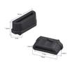 uxcell 10pcs Anti Dust Silicone Cover Port Protectors for Female Port 11mmx1.3mm Black view 2