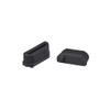 uxcell 10pcs Anti Dust Silicone Cover Port Protectors for Female Port 11mmx1.3mm Black view 3