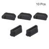 uxcell 10pcs Anti Dust Silicone Cover Port Protectors for Female Port 11mmx1.3mm Black view 4