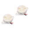 uxcell 2 Pcs DC3-24V Active Electronic Buzzer Piezo Alarm Sounder Intermittent 100dB Beep Speaker view 1