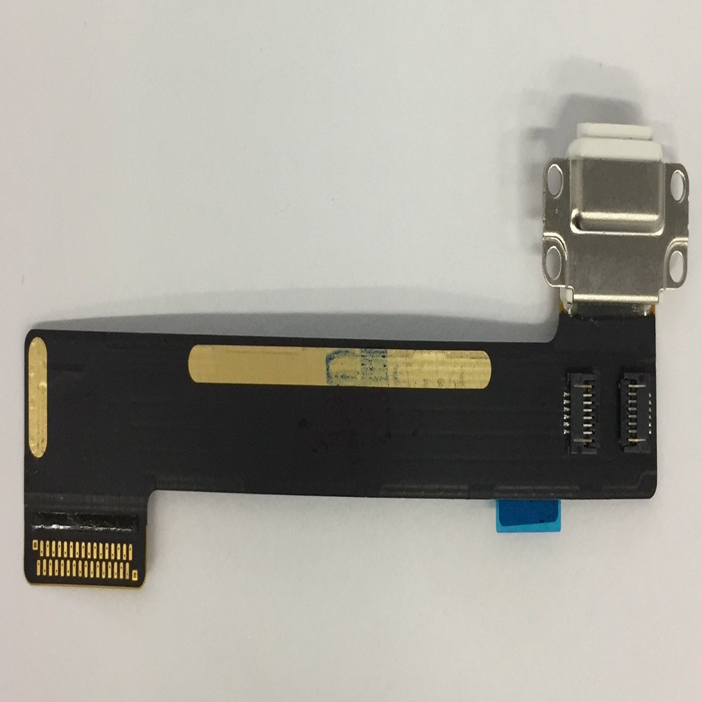 Best Shopper - Replacement Charging Port Flex Cable Ribbon Compatible With Apple iPad Mini 4 / iPad Mini 5 - White