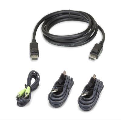 ATEN 2L-7D03UDPX4 USB DisplayPort Secure KVM Cable Set 3M