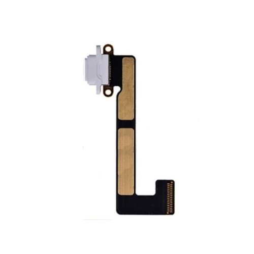 Best Shopper - Charging Charge Port Flex Cable Replacement Part Fits for iPad Mini 2/3 - White