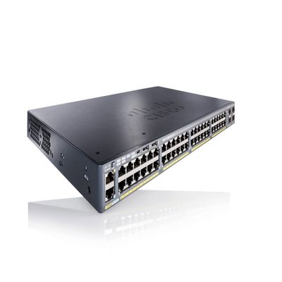 Cisco WS-C2960X-48FPD-L Catalyst 2960X 48-Port Gigabit PoE Network Switch (Renewed)