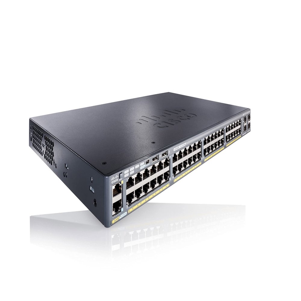Cisco WS-C2960X-48FPD-L Catalyst 2960X 48-Port Gigabit PoE Network Switch (Renewed)
