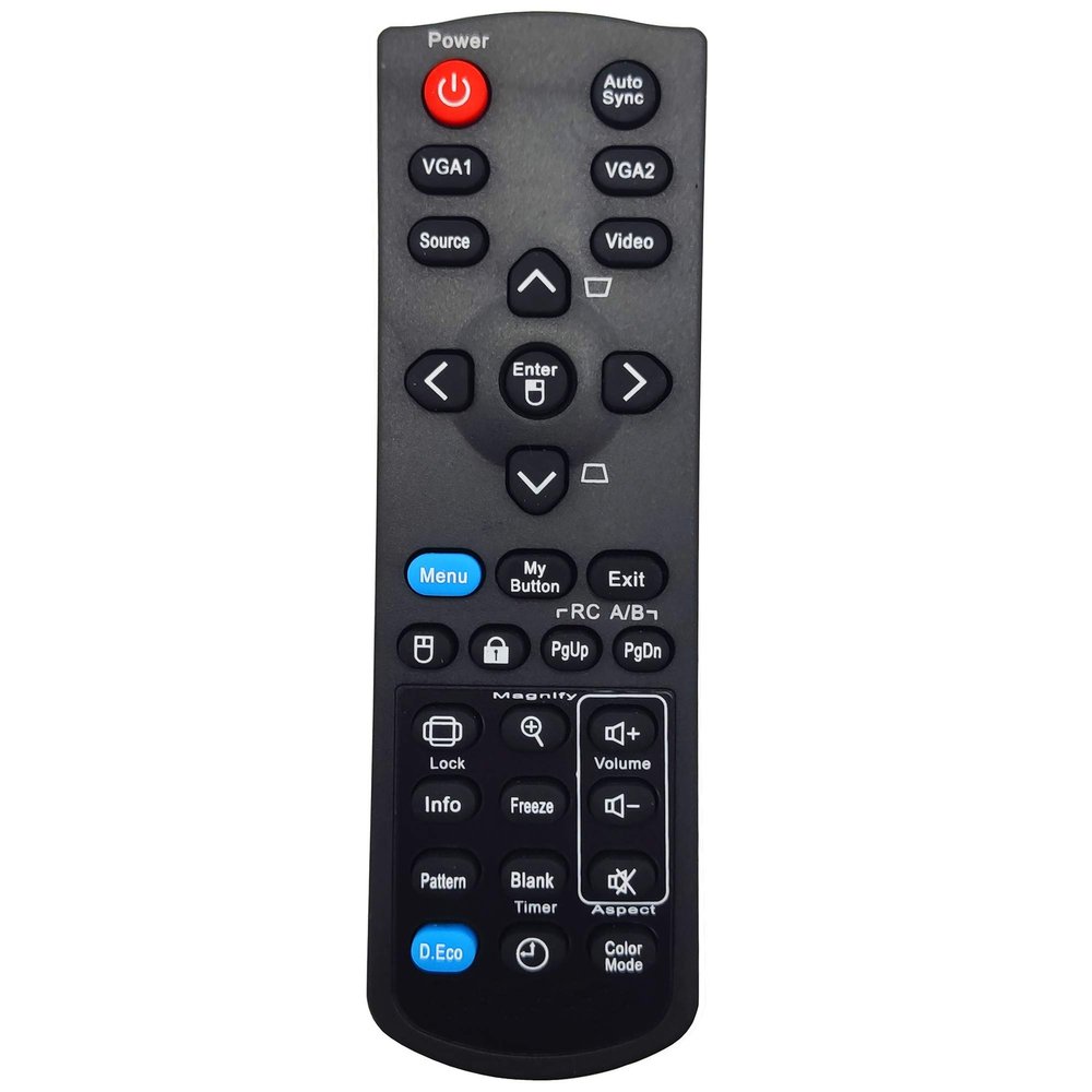 INTECHING A-00009245 Projector Remote Control for ViewSonic PJD6253, PJD6383S, PJD6553W, PJD6683WS, PJD7333, PJD7382, PJD7383I, PJD7400w, PJD7533W, PJD7583WI, PJD8333S, PJD8353S, PJD8633WS, PJD8653WS