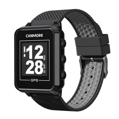 CANMORE TW353 Golf GPS Watch for Men and Women, High Contrast LCD Display, Free Update Over 41,000 Preloaded Courses Worldwide, Lightweight Essential Golf Accessory for Golfers, Turquoise/Gray