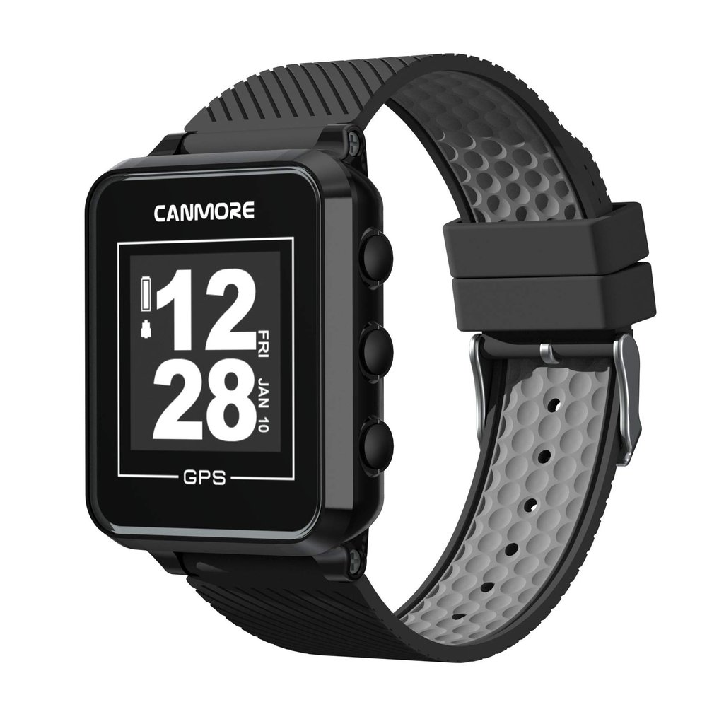 CANMORE TW353 Golf GPS Watch for Men and Women, High Contrast LCD Display, Free Update Over 41,000 Preloaded Courses Worldwide, Lightweight Essential Golf Accessory for Golfers, Turquoise/Gray