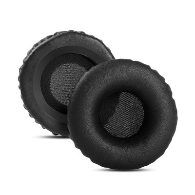 1 Pair of Protein Leather Ear Pads Cushion Cover Earpads Replacement Compatible with Plantronics Blackwire C510 C520 C710 C720 Headphones (Black)