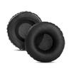 1 Pair of Protein Leather Ear Pads Cushion Cover Earpads Replacement Compatible with Plantronics Blackwire C510 C520 C710 C720 Headphones (Black) view 1