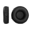 1 Pair of Protein Leather Ear Pads Cushion Cover Earpads Replacement Compatible with Plantronics Blackwire C510 C520 C710 C720 Headphones (Black) view 4