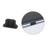 uxcell 20pcs Silicone Micro USB Cap Port Cover Anti Dust Protector 6.5mmx2.3mm Black view 4