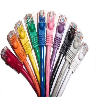 10 Feet Cat6 Slim Ethernet Network Patch Cables Mixed Colors RJ45 m/m (10 Pack)