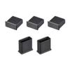 uxcell 5pcs USB Cap Port Cover Anti Dust Protector 13mmx5mm for USB 2.0 Black view 1