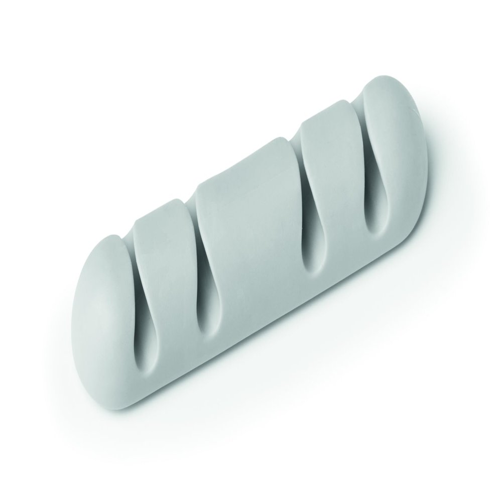 Durable Cavoline Cable Management Cable Clips - Pack of 2 Gray Self-Adhesive Clips for 4 Cables - Perfect for Quick and Easy Wire Management - Great for Holding USB Charging Cables, etc.