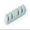 Durable Cavoline Cable Management Cable Clips - Pack of 2 Gray Self-Adhesive Clips for 4 Cables - Perfect for Quick and Easy Wire Management - Great for Holding USB Charging Cables, etc. view 1