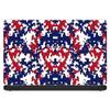 Digi Camo | Custom Fit Made to Order Laptop Notebook Skin Vinyl Sticker Cover Decal Fits 13.3" 14" 15.6" 16" HP Lenovo Apple Mac Dell Compaq Acer| Red Blue view 1