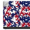 Digi Camo | Custom Fit Made to Order Laptop Notebook Skin Vinyl Sticker Cover Decal Fits 13.3" 14" 15.6" 16" HP Lenovo Apple Mac Dell Compaq Acer| Red Blue view 2
