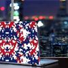 Digi Camo | Custom Fit Made to Order Laptop Notebook Skin Vinyl Sticker Cover Decal Fits 13.3" 14" 15.6" 16" HP Lenovo Apple Mac Dell Compaq Acer| Red Blue view 4