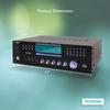 Pyle 4-Channel 1000W Power Amplifier with Bluetooth - Wireless Stereo Home Audio Receiver w/ Front Loading CD DVD Player, FM Radio, USB-A, Headphone, 2 Microphone w/ Echo, LED, Rack Mount - PD1000BA view 2