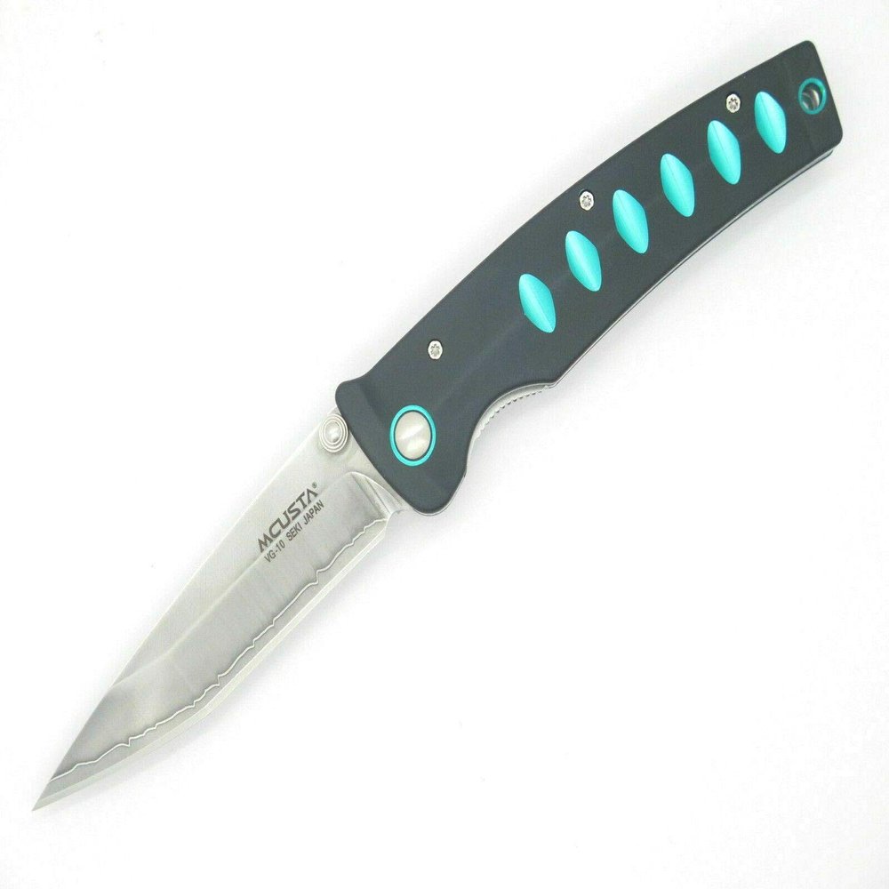 Mcusta MC-0044C Katana Series Seki Japan Green Tanto VG-10 Folding Pocket Knife