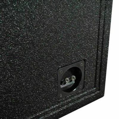 Dual Vented 12" Rhino Coated Speaker Box Horn Ported Chamber Subwoofer Enclosure