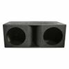 Dual Vented 12" Rhino Coated Speaker Box Horn Ported Chamber Subwoofer Enclosure view 2