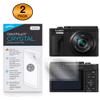 BoxWave Screen Protector Compatible with Panasonic Lumix DC-ZS80 - ClearTouch Crystal (2-Pack), HD Film Skin - Shields from Scratches view 2
