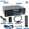 Pyle 4 Channel Wireless Bluetooth Amplifier - 3000 Watt Stereo Speaker Home Audio Receiver w/ FM Radio, USB, 2 Microphone w/ Echo for Karaoke, Front Loading CD DVD Player, LED, Rack Mount - PD3000BA view 2
