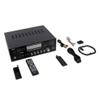 Pyle 4 Channel Wireless Bluetooth Amplifier - 3000 Watt Stereo Speaker Home Audio Receiver w/ FM Radio, USB, 2 Microphone w/ Echo for Karaoke, Front Loading CD DVD Player, LED, Rack Mount - PD3000BA view 3