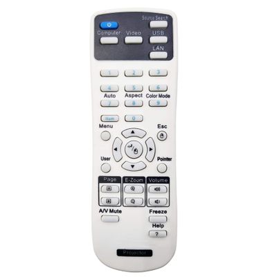 INTECHING 1599176 Projector Remote Control for Epson EX3220, EX5220, EX5230, EX6220, EX7220, EX7230 Pro, EX7235 Pro, VS230, VS330, VS335W, PowerLite 1263W/ 955W/ 955WH/ 965/ 965H/ 97/ 97H/ 98H/ 99WH