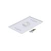 10-Pack 1 Port Keystone Wall Plate, Single Gang White Jack Insert for Ethernet, Coax, HDMI  Standard Size WallPlate Cover for Home & Office view 3