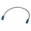 Bingfu Fakra Z Female to Female Vehicle Antenna Adapter Cable 30cm 12 inch for Car Stereo Android Head Unit GPS Navigation FM AM Radio Sirius XM Satellite Radio 4G LTE TEL Telematics Bluetooth Module view 2