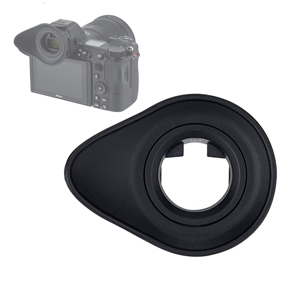 JJC EN-DK29II Ergonomic Large Eye Cup, Compatible with Nikon Z5 Z6 Z7 Z6 II Z7 II, 360 Rotatable, Soft TPU Rubber, Z5 Z6 Z7 Z6II Z7II Eyecup Eye Piece, Viewfinder, Size: 65x52x29mm, as DK29 Eyecup