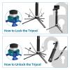 AFAITH Selfie Stick for GoPro Hero 13 12 11 10 9 8 7 6 5 4 Mini Max Session, Insta360, DJI OSMO Action Camera, Aluminum Alloy GoPro Selfie Stick with Stable Tripod Waterproof Handheld Monopod view 3