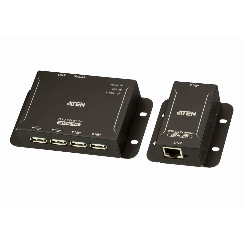 ATEN 4-Port Cat 5 USB 2.0 Extender Up to 165